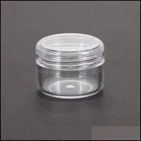 Bouteilles d'emballage Bureau Business Business Industrial Small Vide Clear Pot Pot Mini Cosmetic Jar Fookshadow Makeup Face Cream Container Drop