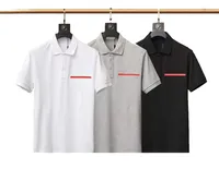 Tasarımcılar Erkek Polos T Shirt Ceket Moda Adam Ceket Yüksek Lüks Bahar Kısa Kollu Prad Polo Gömlek Sweatshirt Külot Erkekler Spor giyim