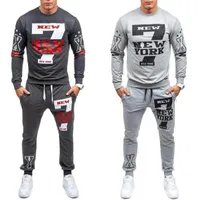 Men&#039;s Tracksuits ZOGAA Brand Men Tracksuit Casual 2 Piece Set Tops And Pants Elastic Waist Letter Print Loose Sportswear Sweat Suit Clothing