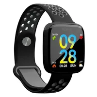 F15 Smart Armband GPS Blodtryck Blod Syre Hjärtfrekvens Monitor Smartwatch IP68 Fitness Tracker Smart Watch för iOS Android 2024