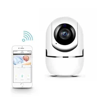Câmeras Vídeo Nanny Wireless Wi -Fi Baby Monitor Câmera interna de duas vias Voice Rastreamento automático 2MP IP Segurança Bebe 360IP ROGE22