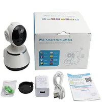 WiFi Smart Net Camera V380 App per telefono 720p Mini IP Camera P2P Visione della telecamera di sicurezza Night Vision IR Robot Baby Monitor Cuppy Wit302i