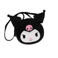 kawaii cinnamorollぬいぐるみバッグ私のメロディーアニメハンドバッグ猫プリン犬Kuromi Plushie Storage Coin Purse Backpack
