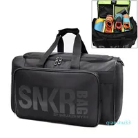 Whole- Sport Training Gym Bags Men Duffel Holdall Waterproof Fitness Travel Holiday Strap Shoulder Bag 55L258s