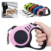 Dog Collars & Leashes Retractable Leash Automatic Nylon Puppy Cat Traction Rope Belt Pets Walking For Small Medium Dogs Pet AccessorieDog