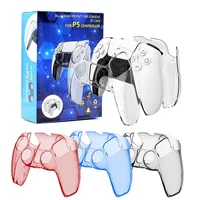 Crystal Shell Game Controller Protective Case Cover for PS5 Vibration Joystick Gamepad Game Controller for Ps5 PlayStation5 with R248u