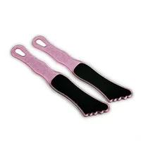 20pcs / lot Foot File Blink Pink Handle Rasp pour cals Remover Pedicure Feet Care Tools Whol234b