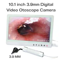 Camera's 10,1 inch 3,9 mm digitale video otoscoop camera oor neus keel keel endoscoop led display wax reinigingsgereedschap verwijderen kitip IP