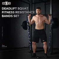 Innstar Squat Deadlift Resistance Band Multifunktionales Heim Fitnessgeräte Set CrossFit Muscle Training Elastic Band 220516