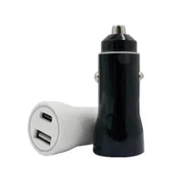 QC3.0 car charger cigarette lighter PD dual port 20w fast charging head Appliance wholesale
