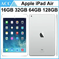 Renovado original Apple iPad Air iPad 5 wifi versión 16GB 32GB 64GB 128GB 9.7 pulgadas retina iOS dual núcleos A7 chipset tableta PC DH257N