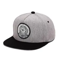 NEU 2021 Fashion Round Label Triangle Eye Illuminati Snapback Hüte Frauen verstellbare Baseball -Mütze Männer Snapbacks Hip Hop Hat268d