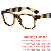 Солнцезащитные очки дизайнер бренд Unisex Presbyopia Чтение бокалов мужчина женщин полосатость ретро -очки прозрачные комопотера против синей светильники