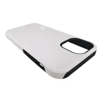 Tom 3d 2 i 1 TPU PC SubliMation Phone Case blanker för iPhone 13 12 Mini 11 Pro Max X XR XS Support Wireless Charging
