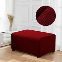 Coperture sedia Lellen Footrest Cover divano Capodri di sedile Stretch Ottoman Couch Protector Elastic Futon Long Bench