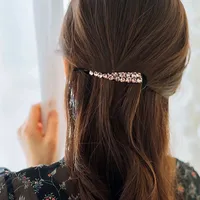 2022 11cm Rhinestone Twist Clip Hairpins For Women Ponytail Fashion Headwear Barrettes Hair Clips Hair Crab Accessories