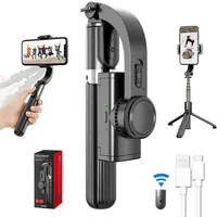 Gimbal Stabilizer 360° Rotation Selfie Stick Tripod with Bluetooth Wireless Remote Portable Phone Holder Auto Balance304c
