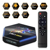 HK1 RBOX R2 2,4G 5G WIFI RK3566 Quad Core Smart Android 11.0 Box TV 4 Go 32 Go 64 Go 1000m 8k 4K Player Media Set Top Box318B