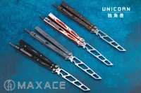 Новое поступление Maxace нож Unicorn 14C28N Blade G10 ручка бабочка тренер карманный складной, игрушка без качания EDC