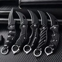 Factory Price Small Karambits knife Outdoor Camping Folding Claw Knives EDC Cutting Tools