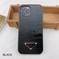 Fashion Designer phone cases for iphone 13 pro max case X XR Xs 7 8 plus 11 12 Mini 12pro latest design High-end crocodile leather238e