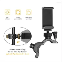 Tripodi Moblie Phone Clip Universal Bracket Holter Adapter Adattatore Monopode Tripode Monopode per Ring Light Pography YouTube Action Camera Nath22