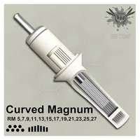 Cartuchos de aguja de tatuaje estándar de Bigwasp - Magnums ronda curvos 5/7/11/11/13/15/17/19/11/23/25/27RM CX200808242L
