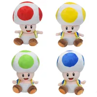 Fratello di funghi Toad Plush Pelust Toy Kids Boy Girl Girl Christmas Gifts 17 cm