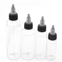 100Pcs E liquid 30ml 60ml 100ml 120ml PET Plastic Dropper Bottles Pen Shape Empty Unicorn Bottle with Off Caps T2008191899