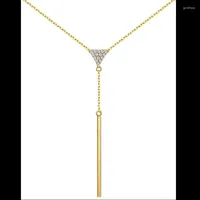 Chokers Gold Wunderschönes langes Lariat und Halskette Zierleistung Anhänger Einfache trendige Tropfenketten Halsketten für Frauen Mädchen Gord22