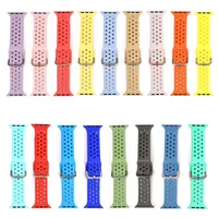 Soft Silicone Strap for Apple Watch iWatch Bands 38/40/41mm 42/44/45mm Sport Band Series 1 2 3 4 5 6 7 Sport Replacement Wrist Rubber