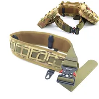 Wargame Tactical Army Militar Equipment Nylon Molle Waist Belt Combat Battle Training WISTBAND SUPPORT UNIVERSAL262Q
