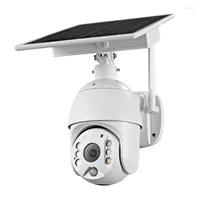 Cameras SIM Card 1080P 2MP PTZ IP Camera WIFI 8W Solar Panel Battery Security PIR Outdoor CCTV Smart MonitorIP Roge22 Line22