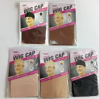 12 pièces Clearance Quality Deluxe Wig Cap Hair Net for Weave Hair Wig Nets Stretch Mesh Wig Cap pour faire des perruques SIZE2873