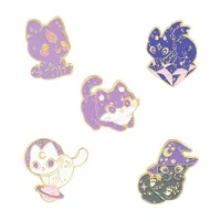 Pins Brooches Enamel Brooch Set Space Cat Various Animals Lapel Accessory For amMcf