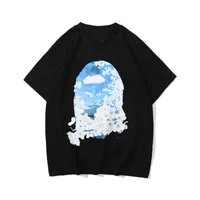 Hai Mens T-Shirt Damen Designer T-Shirts Schaum dreidimensionale Druck Apes Cashewtshirts Kleidung Grafik T-Shirt Luminous Shirts