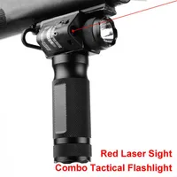 Tactical Taderbrip Hand empuñadura LED LED LIGLA RED ROJA CAIDO RERROCULARIO 20MM