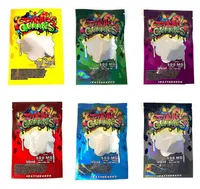 Whosale Dank Gummies Mylar Bag 500 mg EDibles Packaging Lukt Proof Reserable dragkedja Pouch Packages Väskor Tomma plastpaket