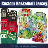 2022 DIY Custom Basketball Jersey를위한 청소년 청소년 인쇄 또는 스티치 개인 이름 및 번호 운동 스포츠웨어