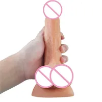 Sex Toys Masager Toy Massager Vibrator Penis Cock BESTE VERKOPEN IN Big Strong Suction Cup Plastic Realistische Dildo Dong 355H N9RC