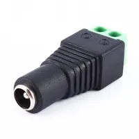 20st Lot 2.1x5.5mm CCTV Camera Female DC Power Jack Connector Plug -adapter för LED Strip Light257J