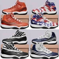 Classic DIY Sneakers 11 11s High Basketball Shoes Mens Sport Custom America Flag Logo Sneaker Fashion Style Customized Men Women Outdoor Trainers