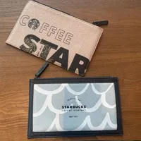 Starbucks çok fonksiyonlu el cep telefonu çantası para çantası klasik basit harfli çanta
