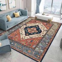 Turkish National Style Carpet Persian American Living Room Sofa Coffee Table Household Bedroom Bedside Mattress