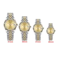 Montres pour hommes 28/31/36/41 mm m￩canique automatique en acier inoxydable complet quartz luxe de luxe Watch Couples Style Classic Wristcaras