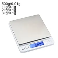 0 01 0 1g Precision LCD Digital Scales 500g 1 2 3kg Mini Electronic Grams Weight Balance Scale for Tea Baking Weighing Scale338Z