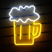 Other Lighting Bulbs & Tubes Neon Led Sign Beer Shaped Night Light For Bar Store Shop Party Club Lamp Cool Home Room Decor Xmas GiftOther