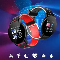 119plus Bluetooth Smart Watch 100mah Heart Frequenz Smarts Watch4.0 Armband Sports Uhren Band Smartwatch für Smartphone Alle kompatibel