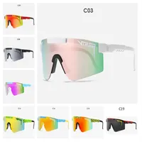 Pit Viper Eyewear Spolaryzowane Okulary Rowerowe Moda Rower Okulary przeciwsłoneczne UV400 Okulary Sportowe Wiatroodporne Gogle narciarskie Mężczyźni / kobieta Młodzież 2022 Hot Set