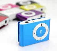 MP4 Players Mini Portable Mp3 Music Player Light Hifi Clip Водонепроницаемый спорт милый модный Walkman поддержка 1-8 ГБ карты